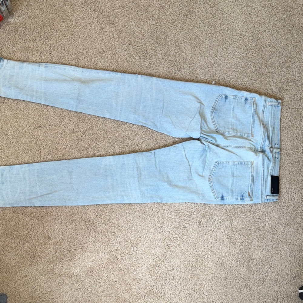 AMIRI Light Blue Slim Straight Jeans